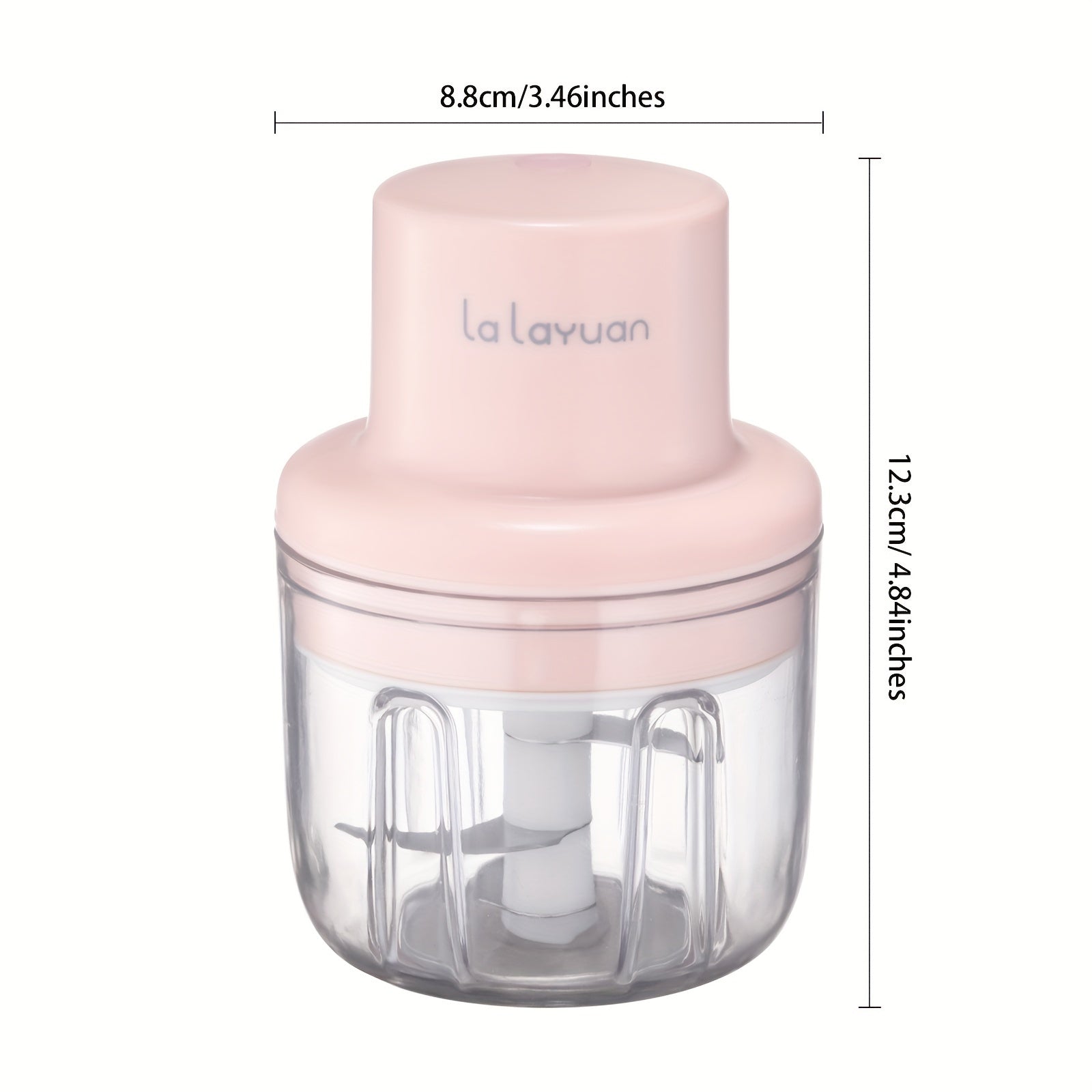 [Mini Electric Food Chopper] 250ml USB Charging Mini Food Processor - Electric Garlic Chopper, Garlic Mincer, Chili Crusher, Portable Vegetable Mincer, Cutter for Ginger, Meat Grinder