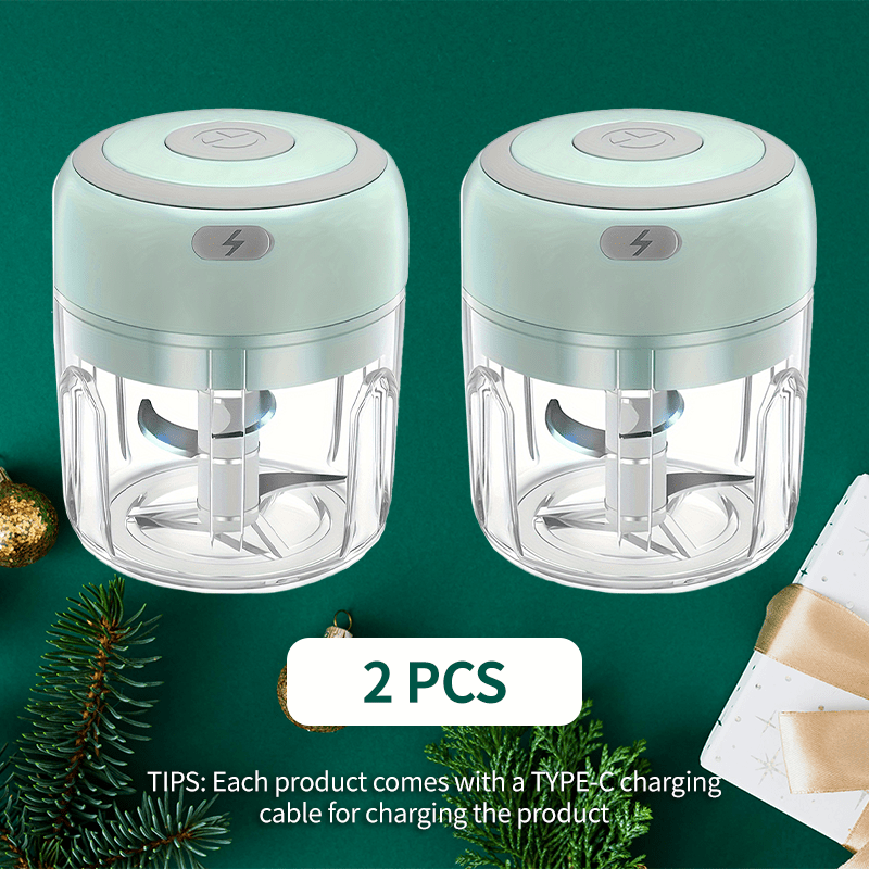 8.45 Oz Wireless Portable Electric Food Chopper: Mini USB Meat Grinder& Mashing Machine. High-Performance Food Processor Perfect for Kitchen.Perfect Kitchen Gadgets Gift Ideas for Home Cooking Enthusiasts. Carefree Holiday Cooking, Christmas Gift