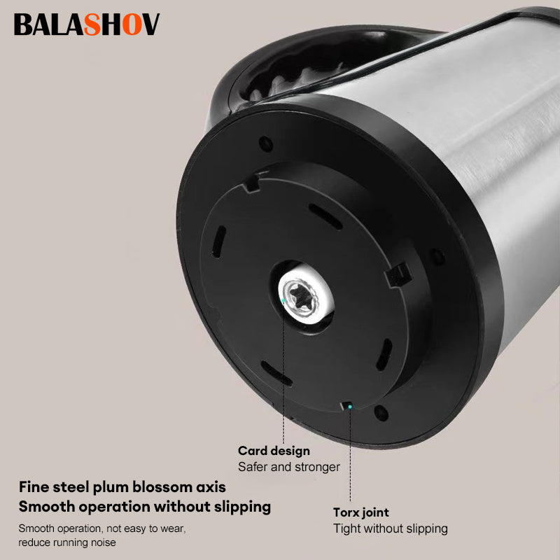 BALASHOV US Plug 3-speed Food Chopper, Food Processor Electric Dough mixer, 5L Large apacity Meat Grinder with Blades, Stainless Steel Mincer for Kitchen, Vegetable, Onion, Garlic, Salad, Fruit, Nuts