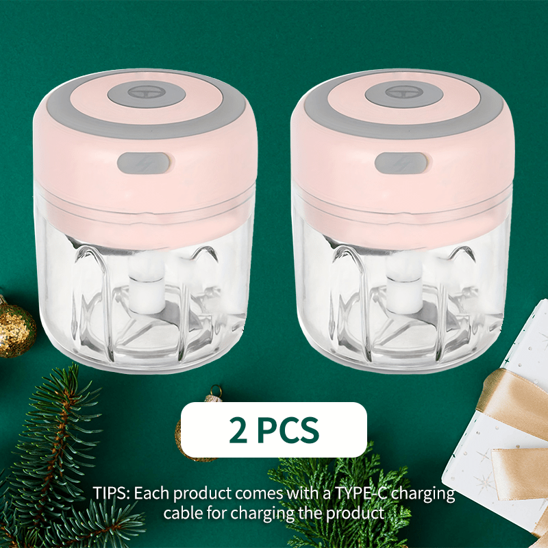 8.45 Oz Wireless Portable Electric Food Chopper: Mini USB Meat Grinder& Mashing Machine. High-Performance Food Processor Perfect for Kitchen.Perfect Kitchen Gadgets Gift Ideas for Home Cooking Enthusiasts. Carefree Holiday Cooking, Christmas Gift