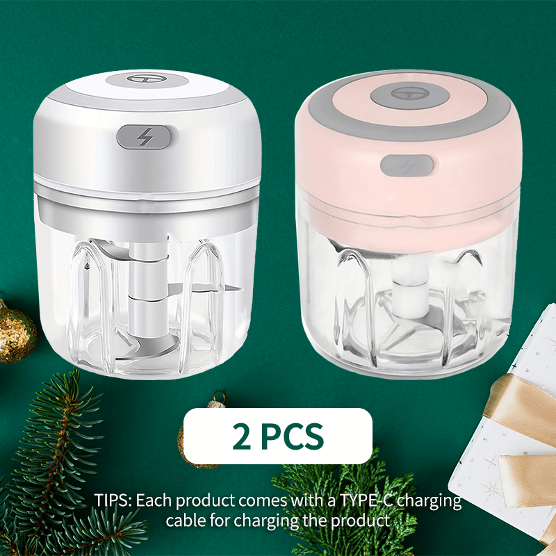 8.45 Oz Wireless Portable Electric Food Chopper: Mini USB Meat Grinder& Mashing Machine. High-Performance Food Processor Perfect for Kitchen.Perfect Kitchen Gadgets Gift Ideas for Home Cooking Enthusiasts. Carefree Holiday Cooking, Christmas Gift
