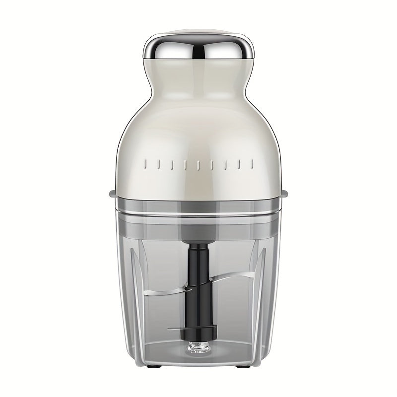 1pc American Standard 110V Meat Grinder, Multifunctional Mini Cooking Machine, Portable Non- Meat Grinder, Electric Meat Grinder, Vegetable Cutter, Suitable for 4-5 People, with A Capacity Of 1 -3 Liters
