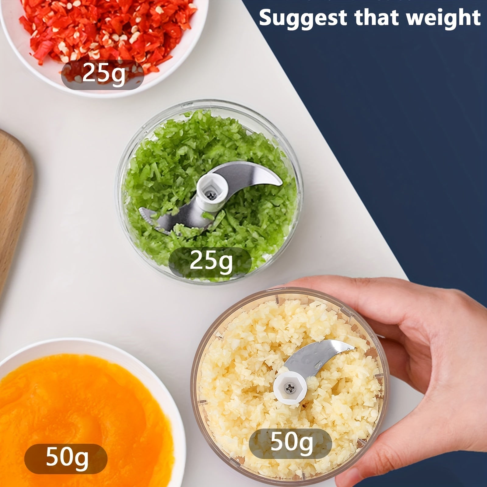 8.45 Oz Wireless Portable Electric Food Chopper: Mini USB Meat Grinder& Mashing Machine. High-Performance Food Processor Perfect for Kitchen.Perfect Kitchen Gadgets Gift Ideas for Home Cooking Enthusiasts. Carefree Holiday Cooking, Christmas Gift