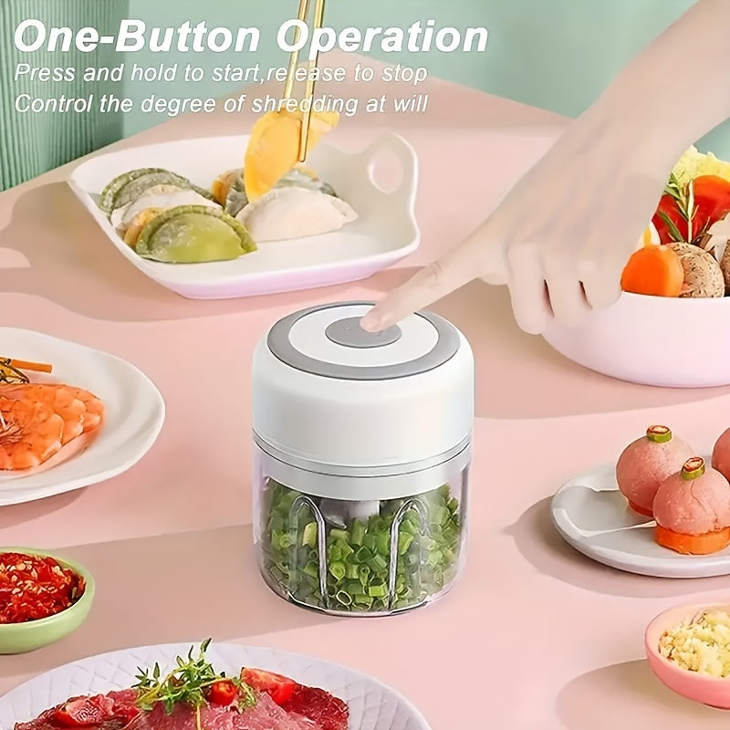 Electric Meat Crusher Small Household Multi-functional Meat Crusher Mince Garlic Meat Machine with Meal Cooking Crusher