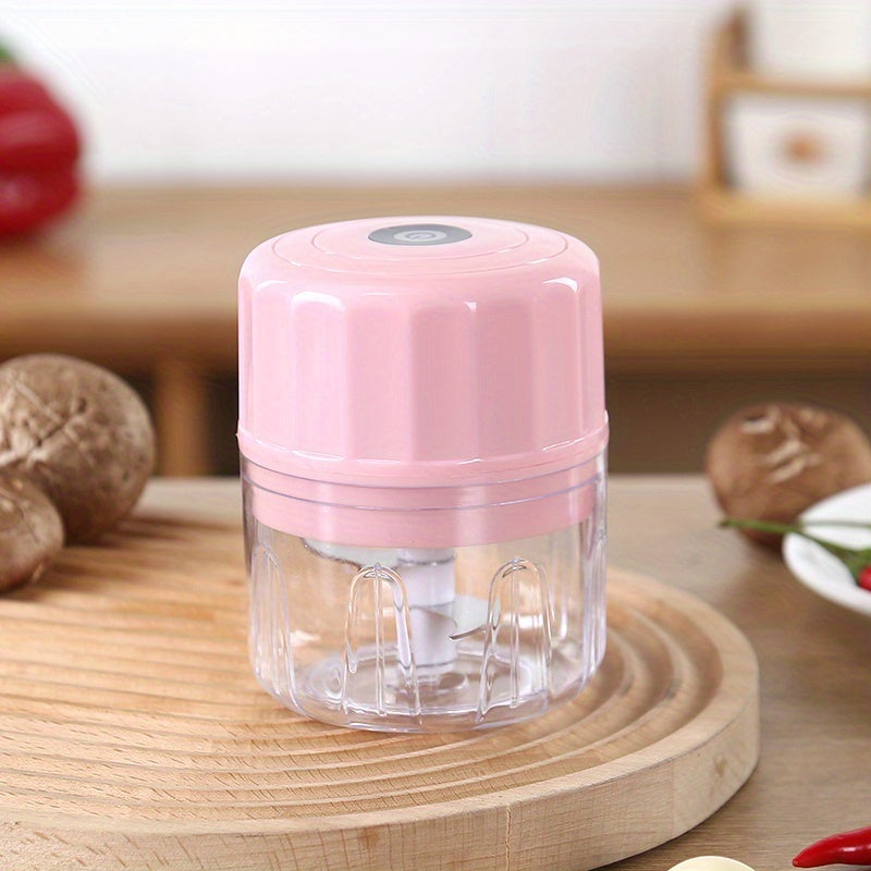 Mini Food Processor10.14oz, Meat Grinder, Small Food Processor Mini With 3 Stainless Blades, Electric Food Chopper Suitable For Meat, Vegetables, Fruits00