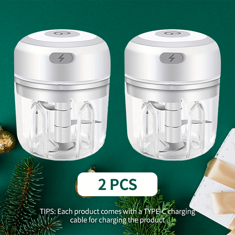 8.45 Oz Wireless Portable Electric Food Chopper: Mini USB Meat Grinder& Mashing Machine. High-Performance Food Processor Perfect for Kitchen.Perfect Kitchen Gadgets Gift Ideas for Home Cooking Enthusiasts. Carefree Holiday Cooking, Christmas Gift