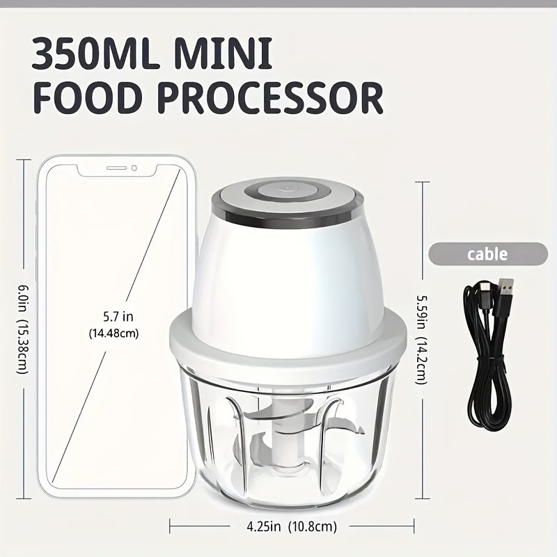 New Electric Garlic Grinder, Multifunctional Peeling Garlic Machine, Household Small Automatic Meat Grinder, Garlic Pulling And Pounding Machine, Essential For Kitchen, Multifunctional Electric Food Machine