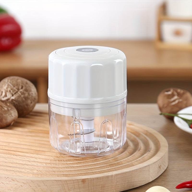 Mini Food Processor10.14oz, Meat Grinder, Small Food Processor Mini With 3 Stainless Blades, Electric Food Chopper Suitable For Meat, Vegetables, Fruits00