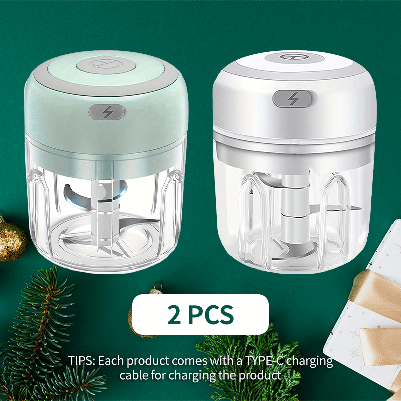 8.45 Oz Wireless Portable Electric Food Chopper: Mini USB Meat Grinder& Mashing Machine. High-Performance Food Processor Perfect for Kitchen.Perfect Kitchen Gadgets Gift Ideas for Home Cooking Enthusiasts. Carefree Holiday Cooking, Christmas Gift