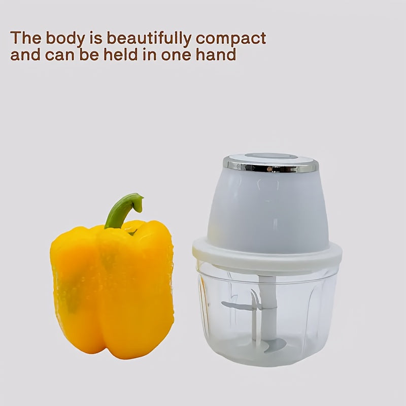 New Electric Garlic Grinder, Multifunctional Peeling Garlic Machine, Household Small Automatic Meat Grinder, Garlic Pulling And Pounding Machine, Essential For Kitchen, Multifunctional Electric Food Machine