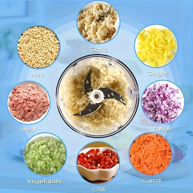 Powerful 8.45oz Mini Electric Garlic Cruser, Vegetable Cutter, Food Cutter, Garlic Slicer - USB Charger, Convenient And Fast, Meat Mixer And Crusher, Automatic Peeler for Garlic, Purple Garlic Grinder, Garlic Peeler Electric, Automatic Garlic Peeler,