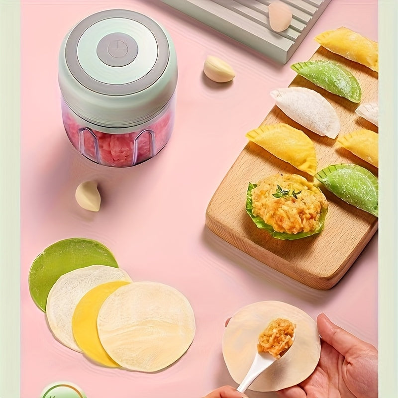 Powerful 8.45oz Mini Electric Garlic Cruser, Vegetable Cutter, Food Cutter, Garlic Slicer - USB Charger, Convenient And Fast, Meat Mixer And Crusher, Automatic Peeler for Garlic, Purple Garlic Grinder, Garlic Peeler Electric, Automatic Garlic Peeler,